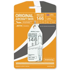 Aviationtag BAe 146 JOTA G-SMLA (fehér)