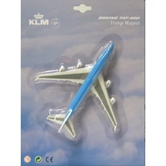 KLM B747 hűtőmágnes