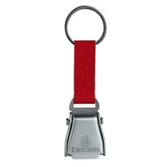 Emirates biztonsági öv formájú kulcstartó
