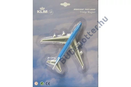KLM B747 hűtőmágnes