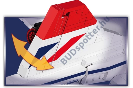 British Airways Concorde építőjáték G-BBDG
