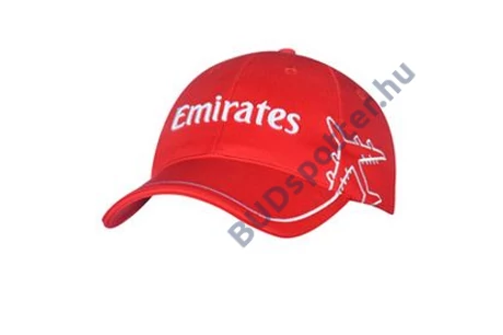 Emirates piros baseball sapka