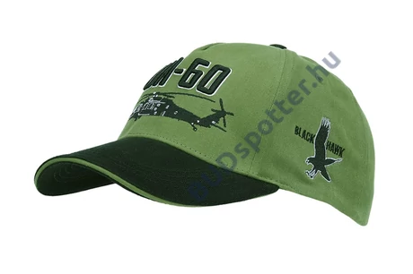UH-60 zöld baseball sapka