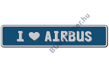 Airbus rendszámtábla