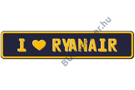 Ryanair rendszámtábla