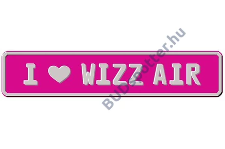 Wizz Air rendszámtábla