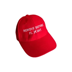 Remove Before Flight baseball sapka