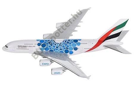 Emirates A380 kék hűtőmágnes