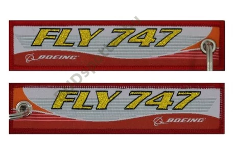 Boeing 747 FLY kulcstartó
