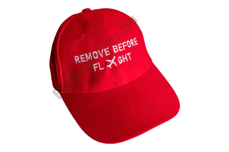 Remove Before Flight baseball sapka