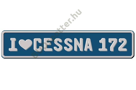 C172 rendszámtábla